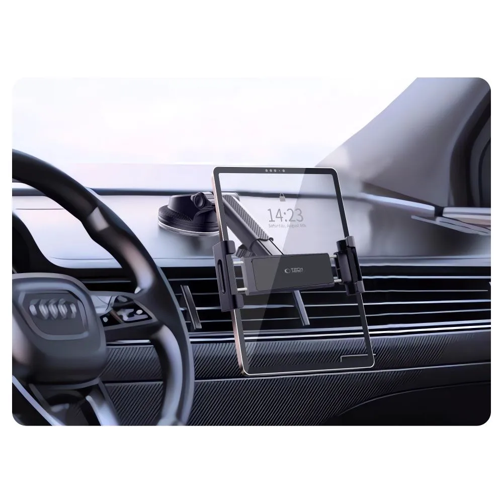 Tillbehör Other TECH-PROTECT V4 UNIVERSAL WINDSHIELD & DASHBOARD CAR MOUNT FOR TABLET  svart