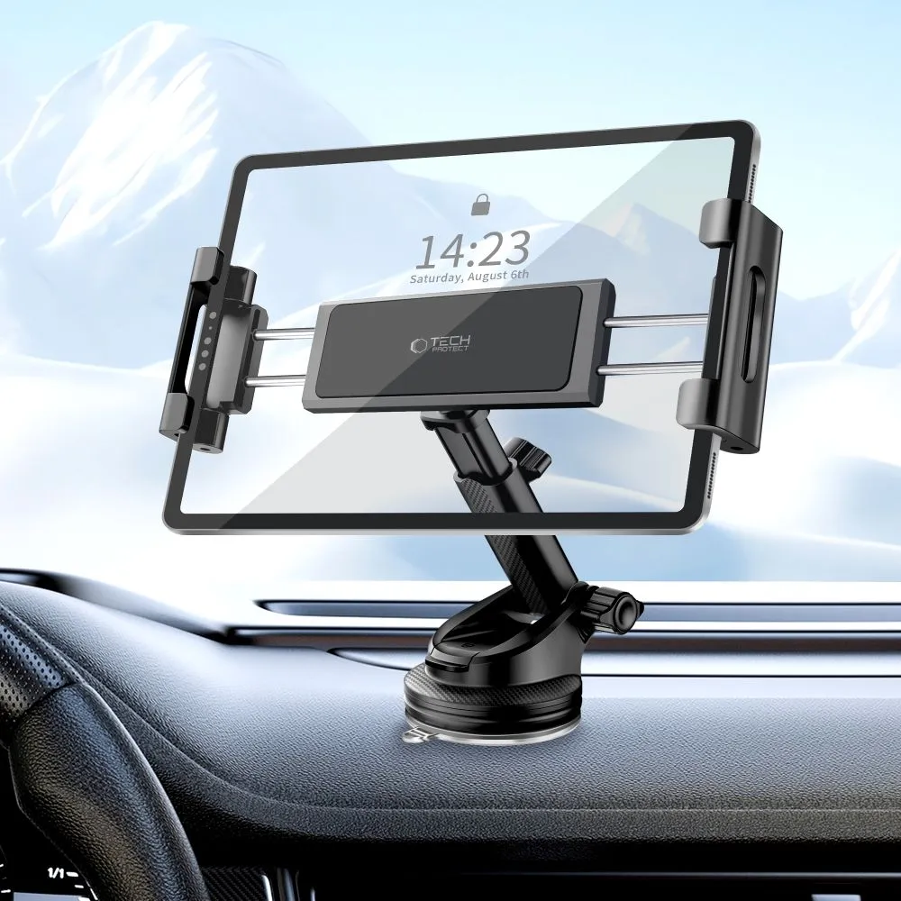 Tillbehör Other TECH-PROTECT V4 UNIVERSAL WINDSHIELD & DASHBOARD CAR MOUNT FOR TABLET  svart