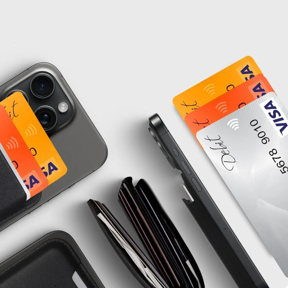 Aксессуары Other TECH-PROTECT MAGWALLET MAGSAFE UNIVERSAL MAGNETIC CARD HOLDER  черный
