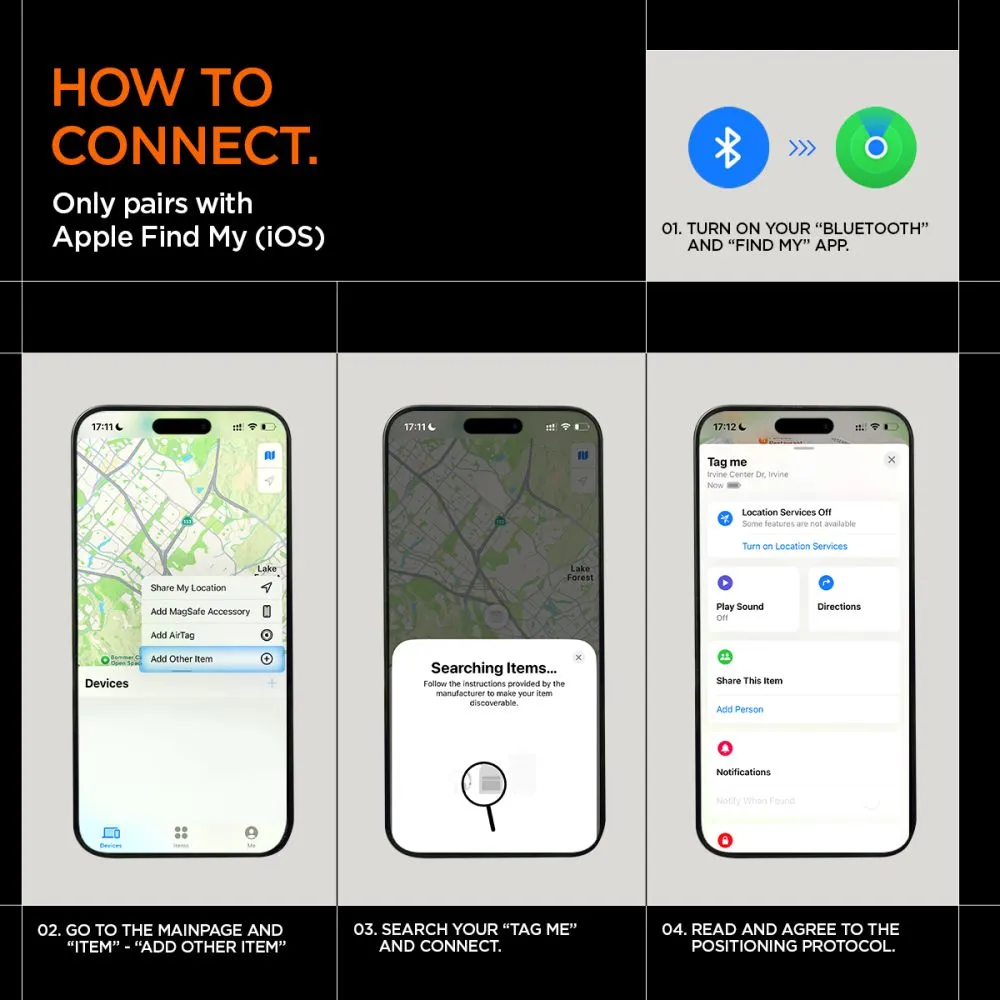 Aксессуары Other SPIGEN TAGME BLUETOOTH TRACKER  черный