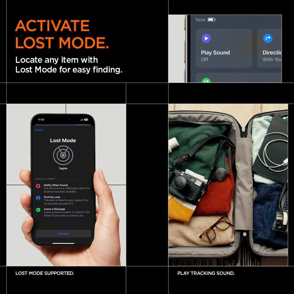 Aксессуары Other SPIGEN TAGME BLUETOOTH TRACKER  черный