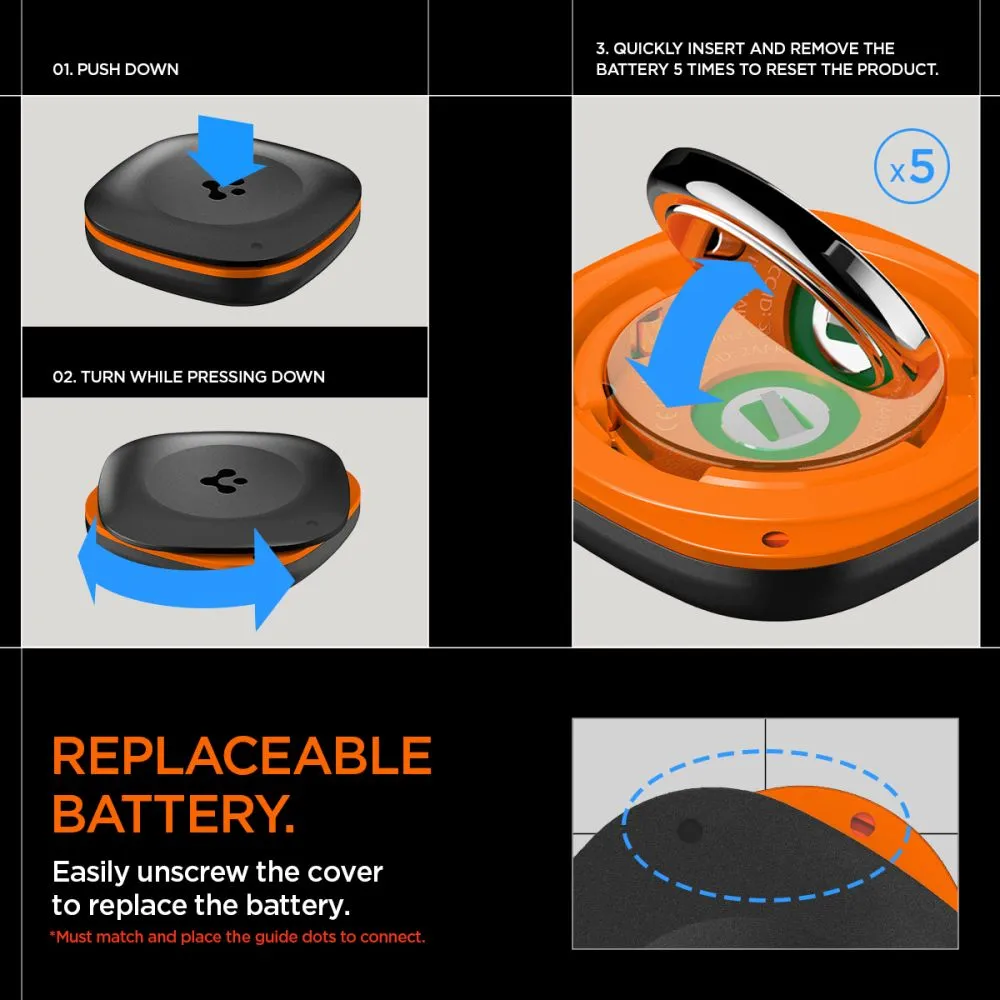 Aксессуары Other SPIGEN TAGME BLUETOOTH TRACKER  черный