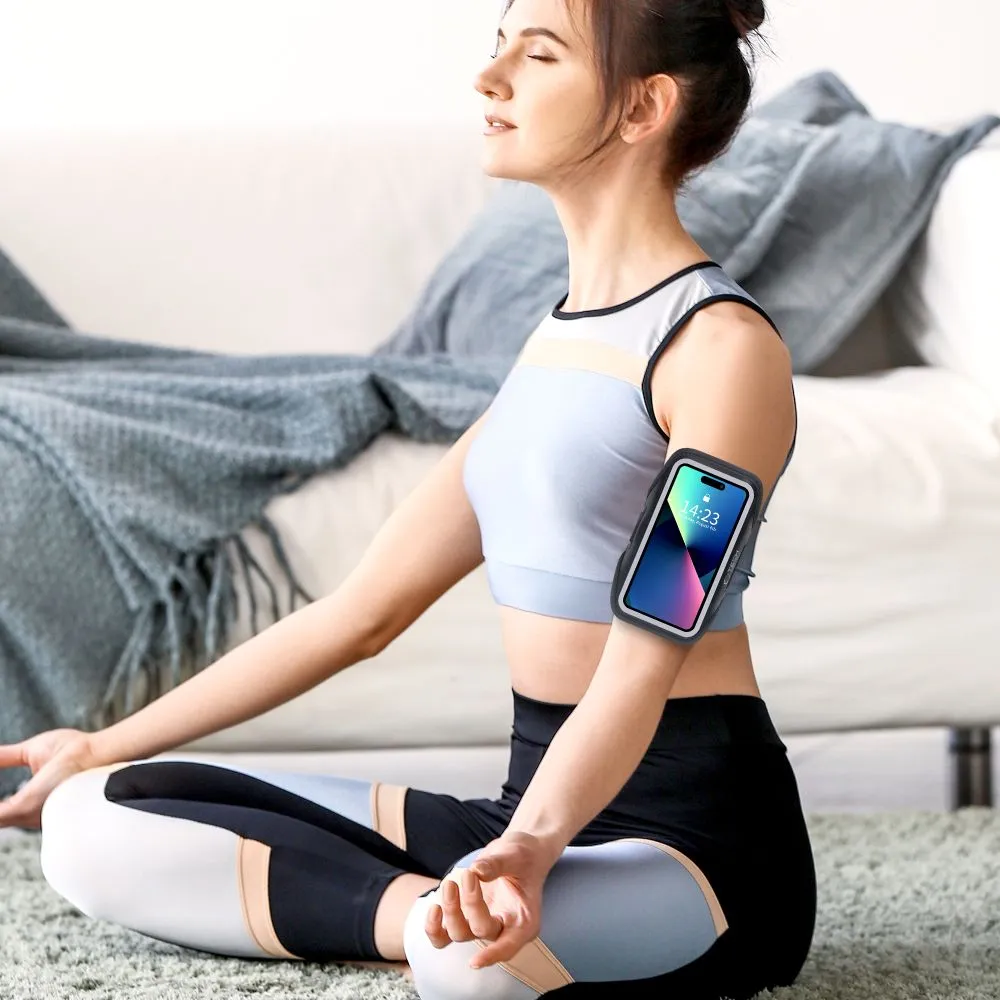 Dažādi telefona vāciņš melns TECH-PROTECT M4 UNIVERSAL SPORT ARMBAND