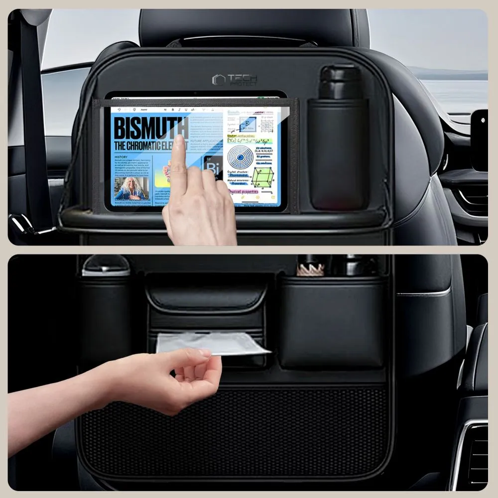 Priedai Other TECH-PROTECT UCA100 BACKSEAT CAR ORGANIZER  Juoda