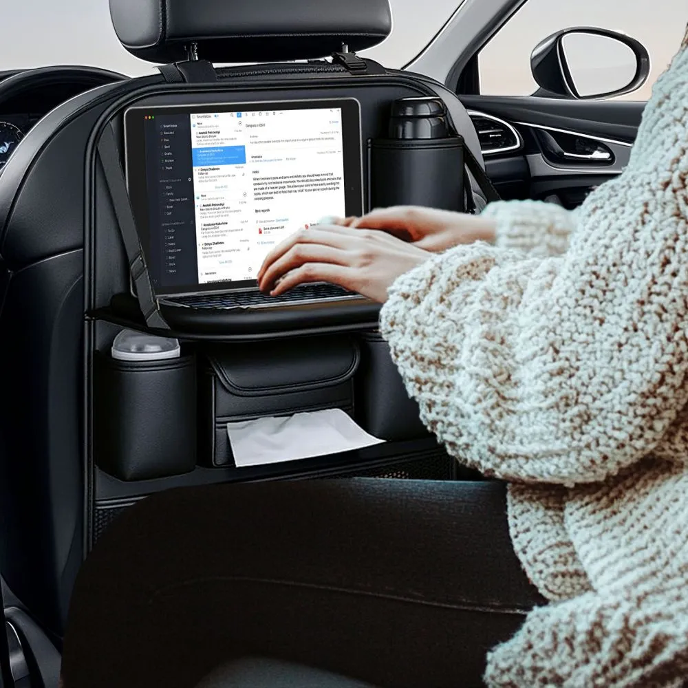 Priedai Other TECH-PROTECT UCA100 BACKSEAT CAR ORGANIZER  Juoda