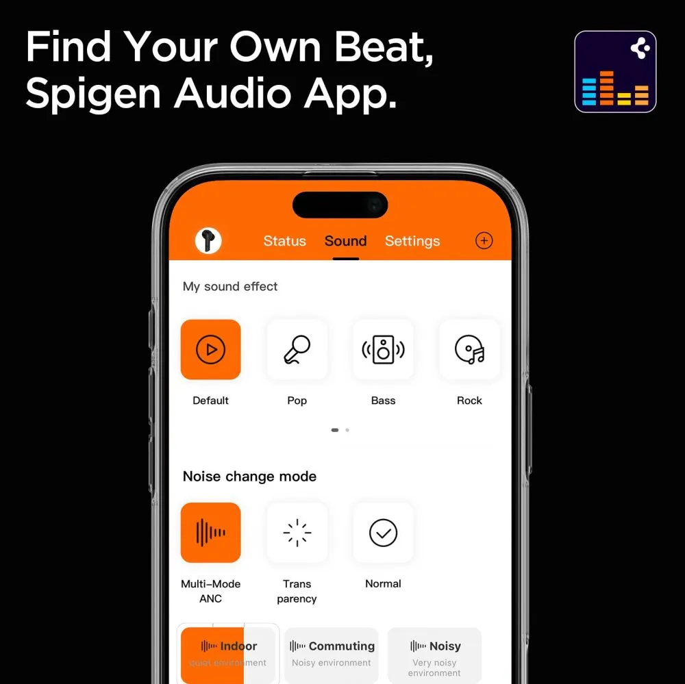  Dažādi SPIGEN SA2403 ANC PRO HEADPHONES  melns