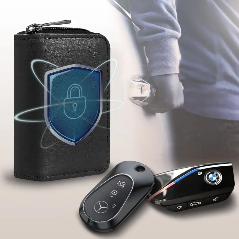 Dažādi telefona maciņš melns TECH-PROTECT KLR300 POUCH KEYLESS RFID SIGNAL BLOCKER CASE