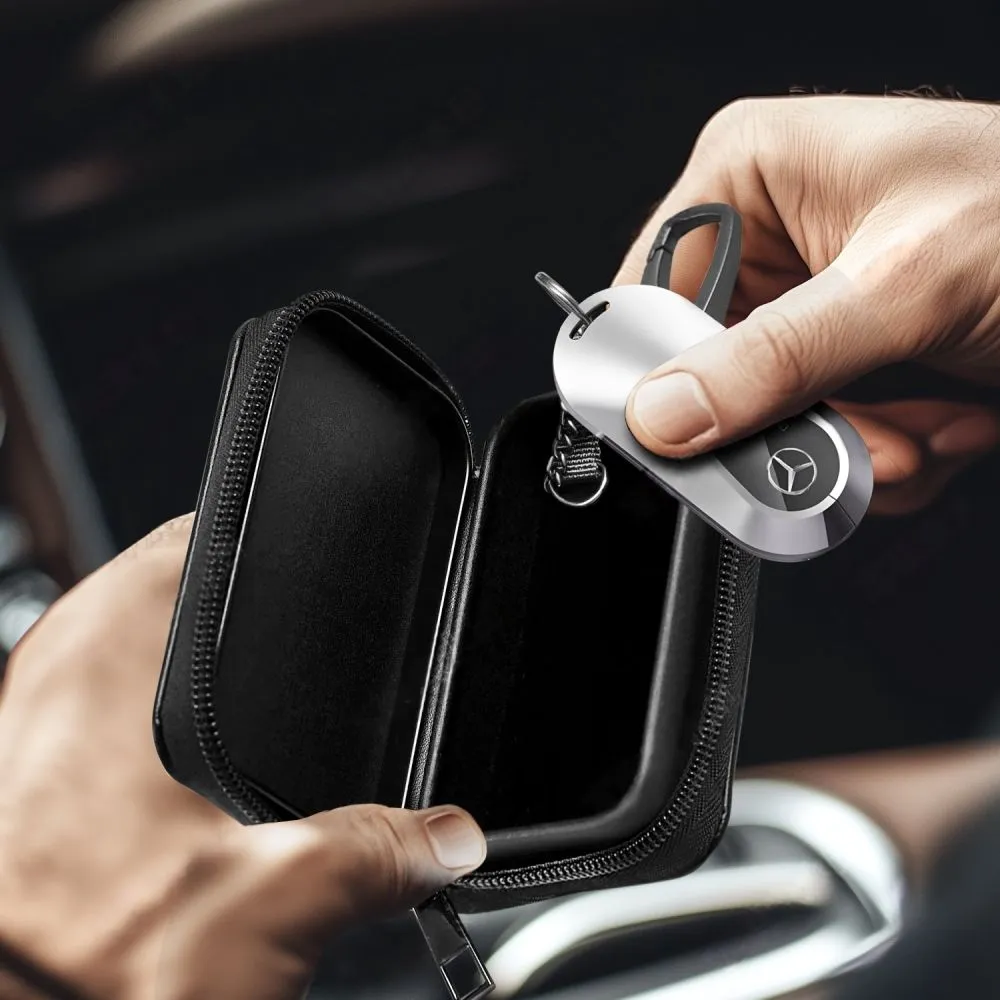 Dažādi telefona maciņš melns TECH-PROTECT KLR300 POUCH KEYLESS RFID SIGNAL BLOCKER CASE