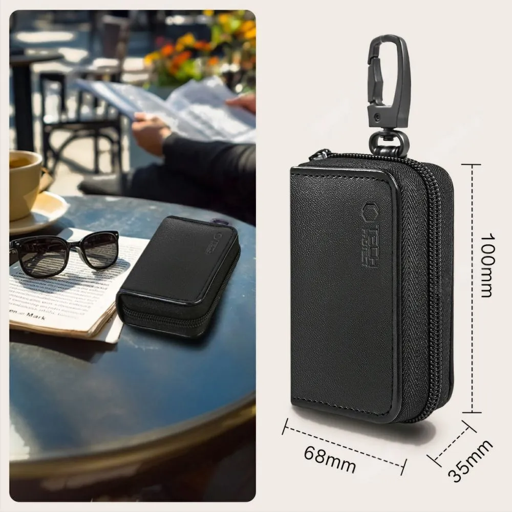Dažādi telefona maciņš melns TECH-PROTECT KLR300 POUCH KEYLESS RFID SIGNAL BLOCKER CASE