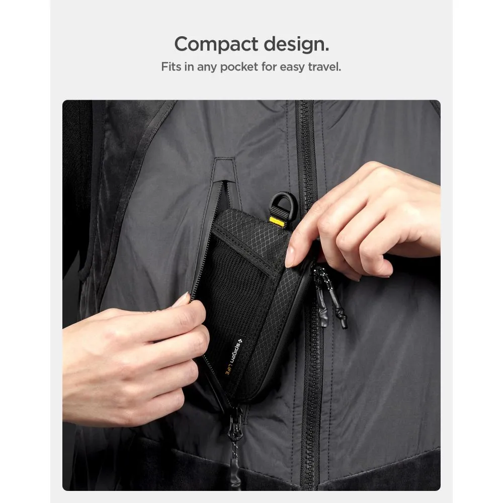  Dažādi SPIGEN LF300 SOFT RFID CARD HOLDER Viedierīču melns