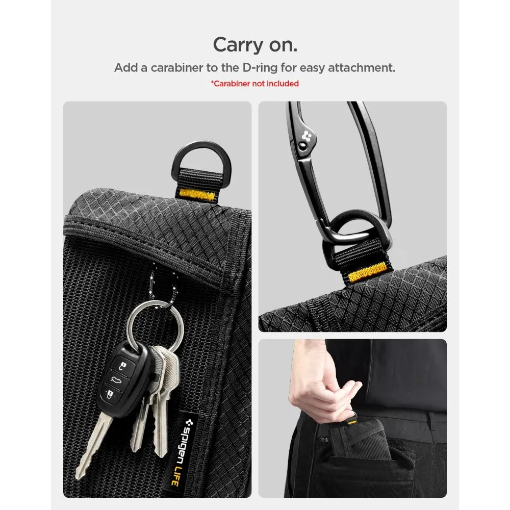  Dažādi SPIGEN LF300 SOFT RFID CARD HOLDER Viedierīču melns