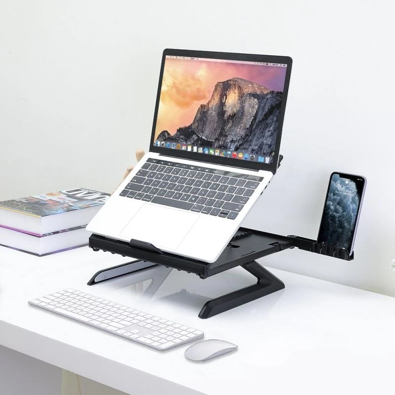 Dažādi TRONSMART ADJ-LAP-ST Black datora paliktnis  melns