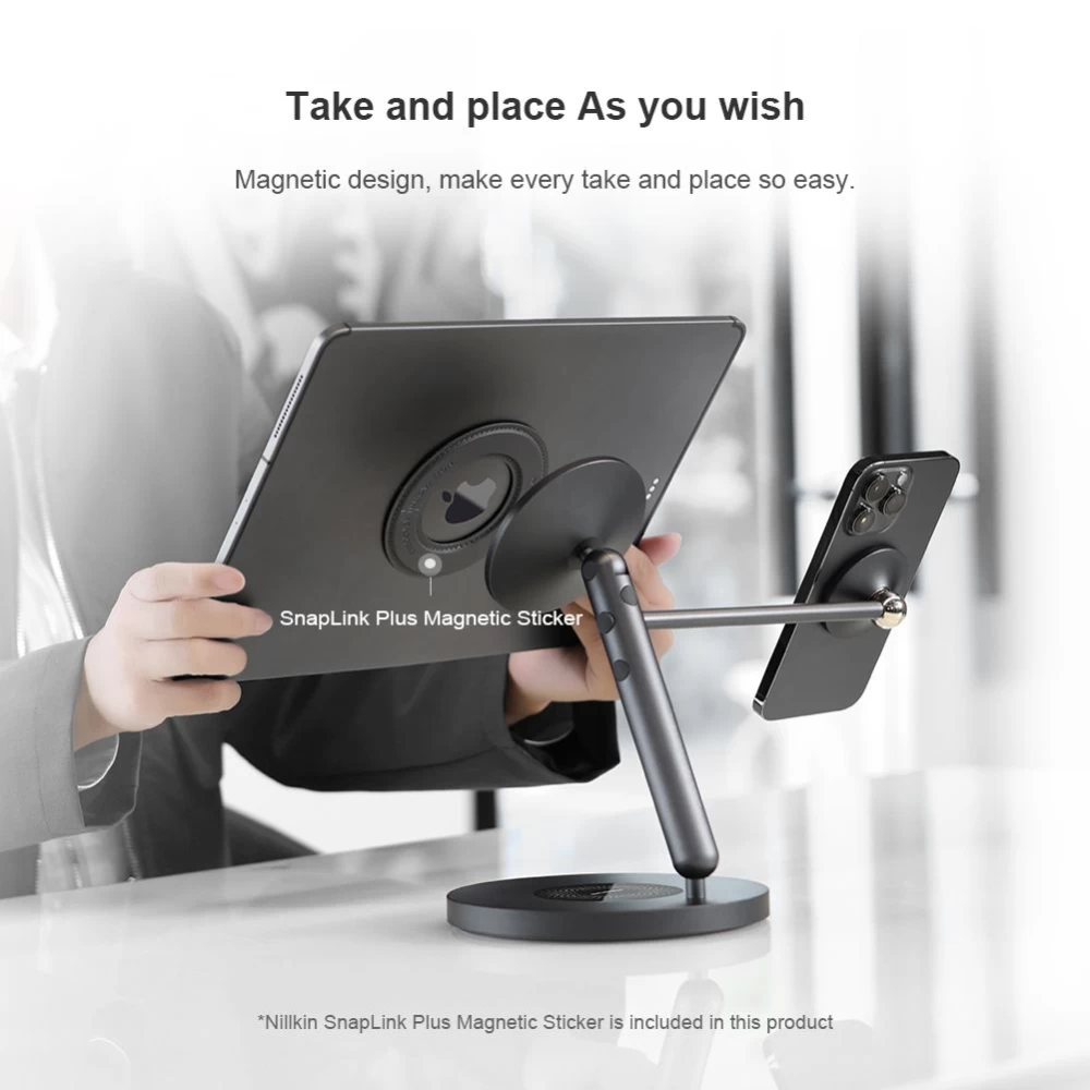  Dažādi NILLKIN SnapBranch Modular Device Station (Multitask version)  pelēks