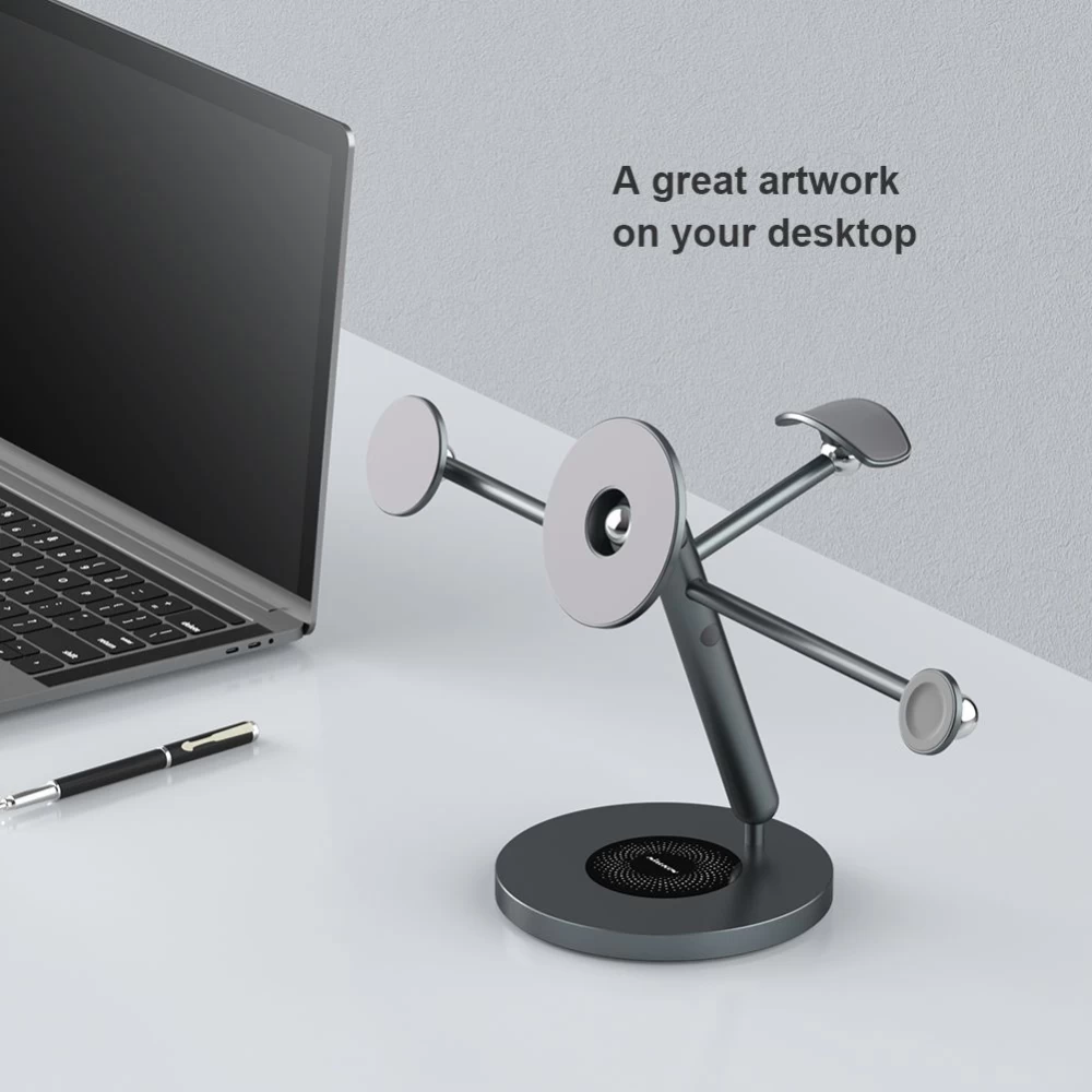  Dažādi NILLKIN SnapBranch Modular Device Station (Multitask version)  pelēks