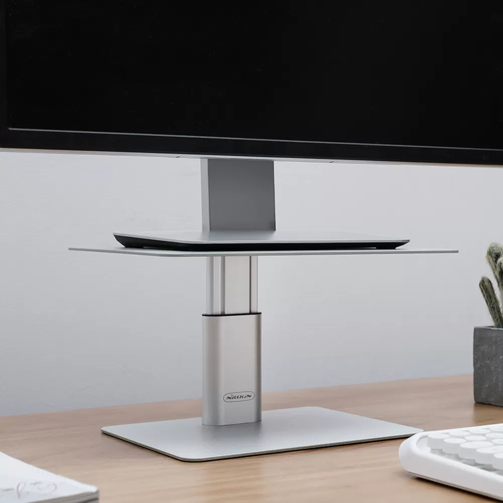  Dažādi NILLKIN ADJUSTABLE MONITOR STAND  pelēks