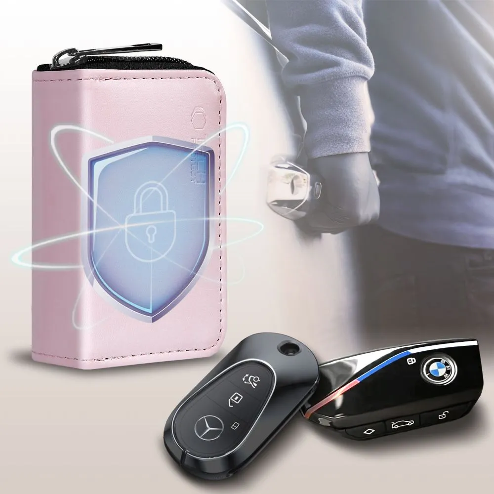Dažādi telefona maciņš rozā TECH-PROTECT KLR300 POUCH KEYLESS RFID SIGNAL BLOCKER CASE
