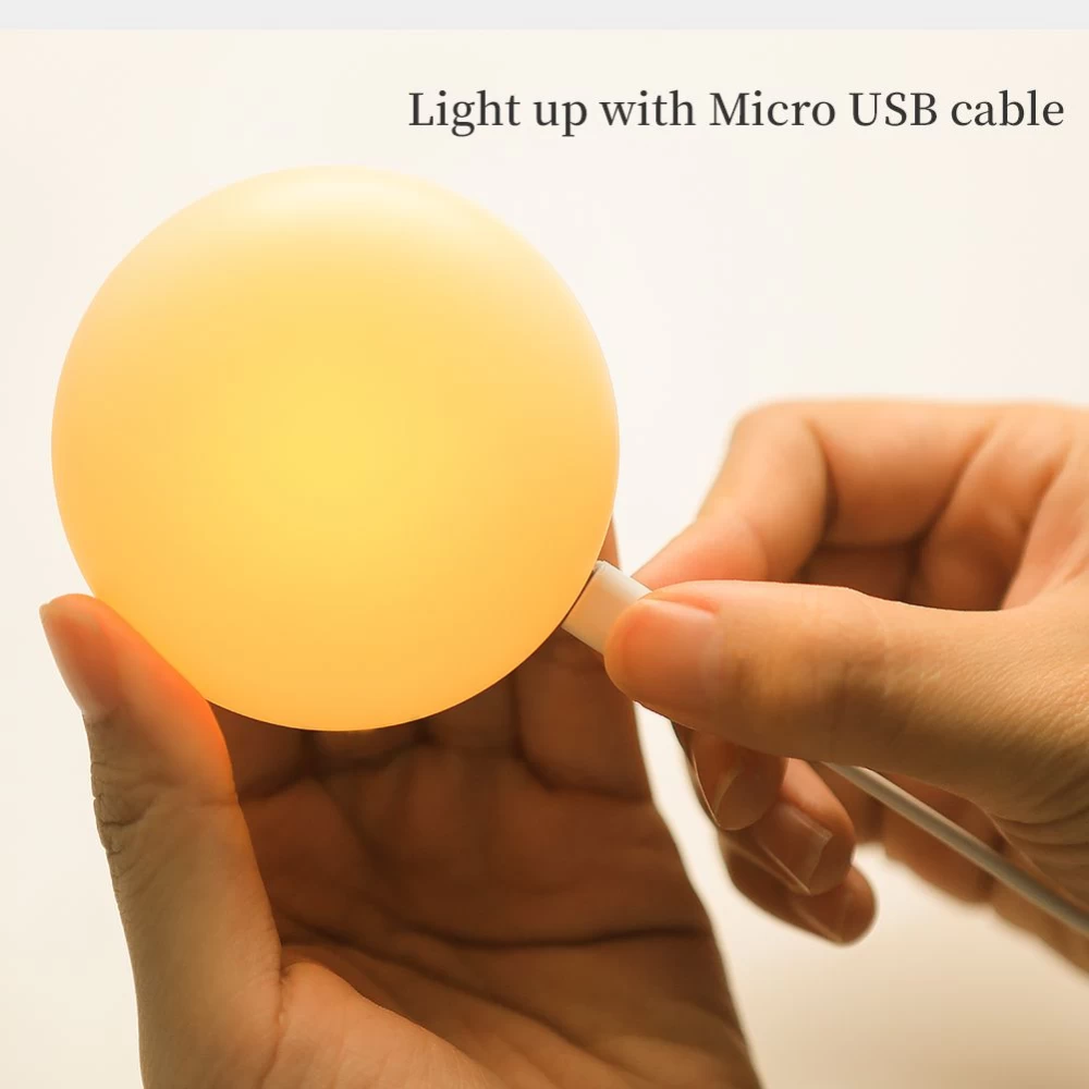 Aксессуары Other Luminous Stone Wireless Nightlight  розовый