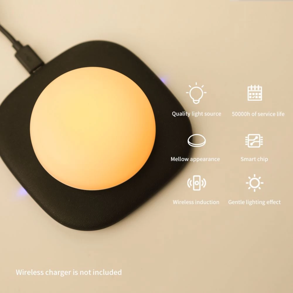 Aксессуары Other Luminous Stone Wireless Nightlight  розовый