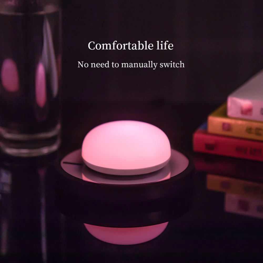Aксессуары Other Luminous Stone Wireless Nightlight  розовый