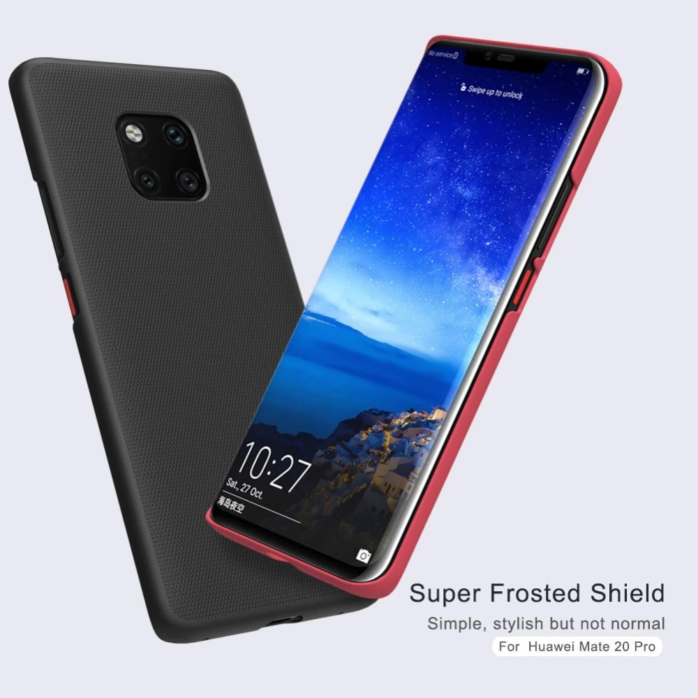 Dažādi telefona vāciņš sarkans Super Frosted Shield  Huawei Mate 20 PRO