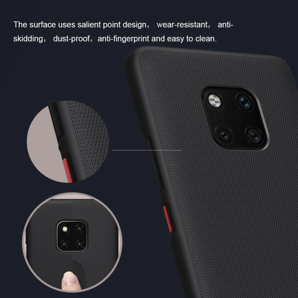 Dažādi telefona vāciņš sarkans Super Frosted Shield  Huawei Mate 20 PRO