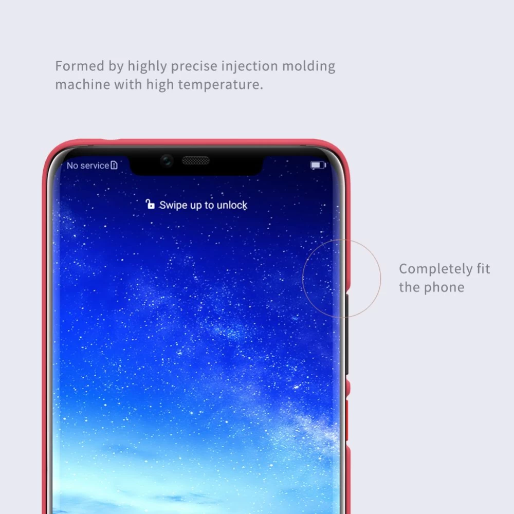 Dažādi telefona vāciņš sarkans Super Frosted Shield  Huawei Mate 20 PRO