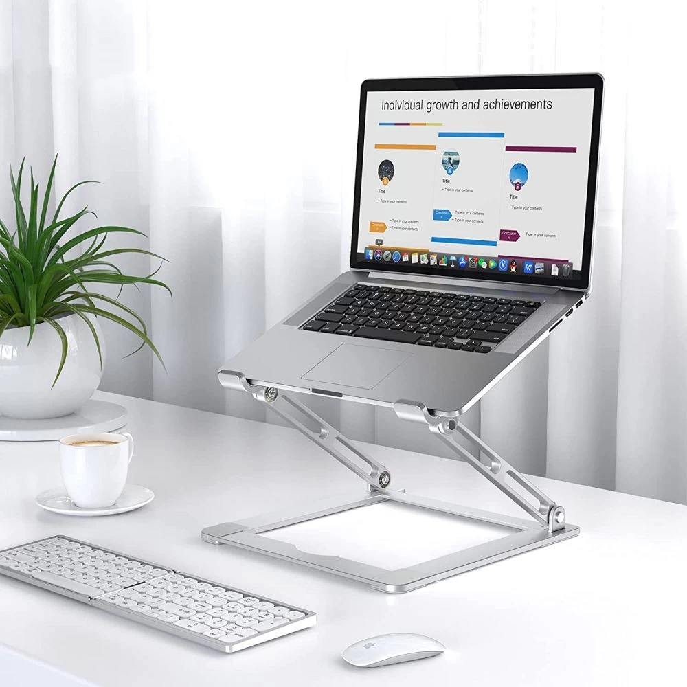  Dažādi TECH-PROTECT PRODESK UNIVERSAL LAPTOP STAND  sudraba