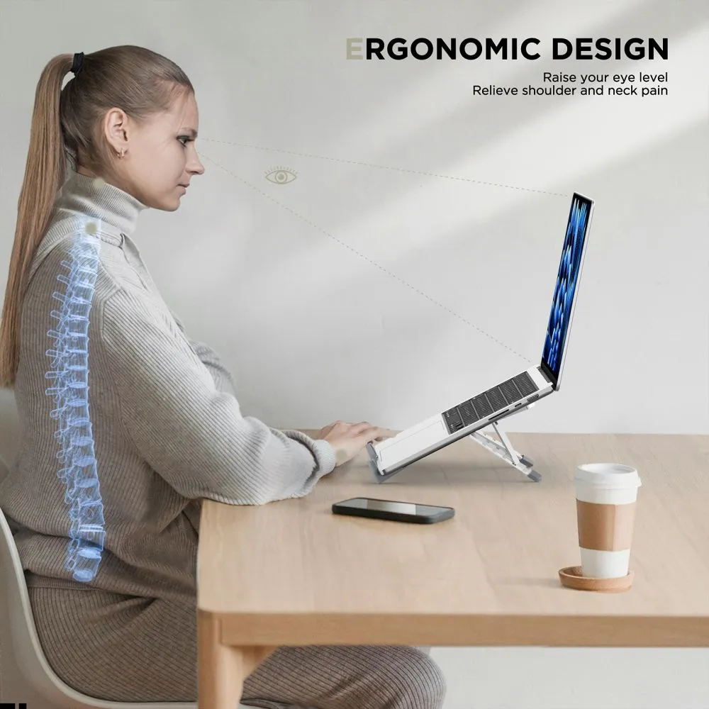  Dažādi TECH-PROTECT ULS300 UNIVERSAL LAPTOP STAND  sudraba