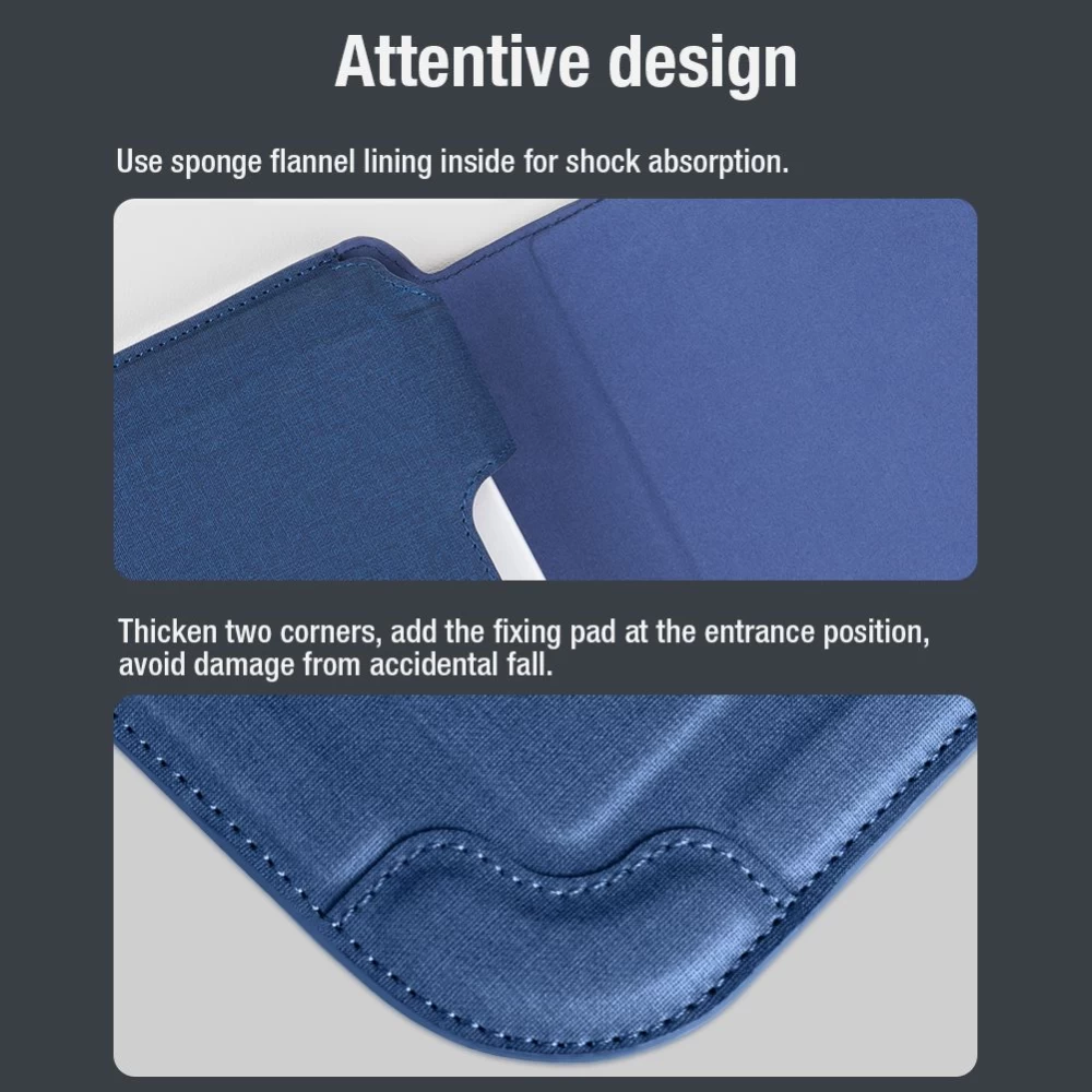 Aксессуары Other Nillkin Versatile Plus Laptop Sleeve Macbook 15.6-16.1 (Vegan Leather)  синий