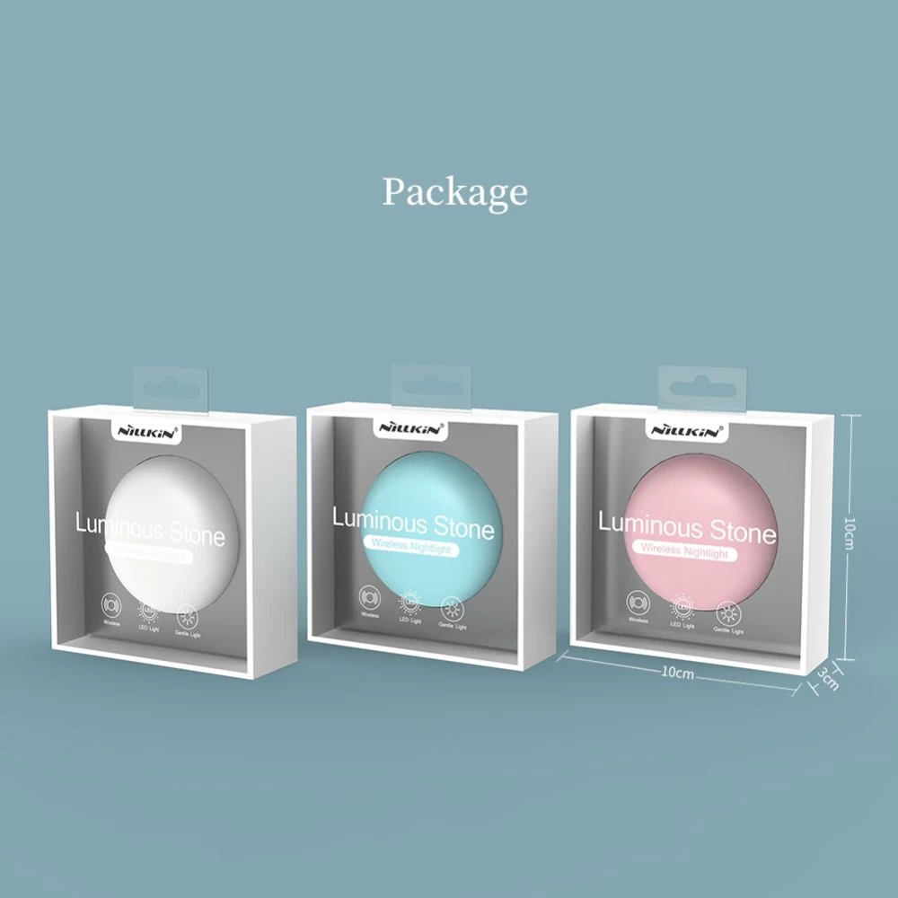 Aксессуары Other Luminous Stone Wireless Nightlight  синий