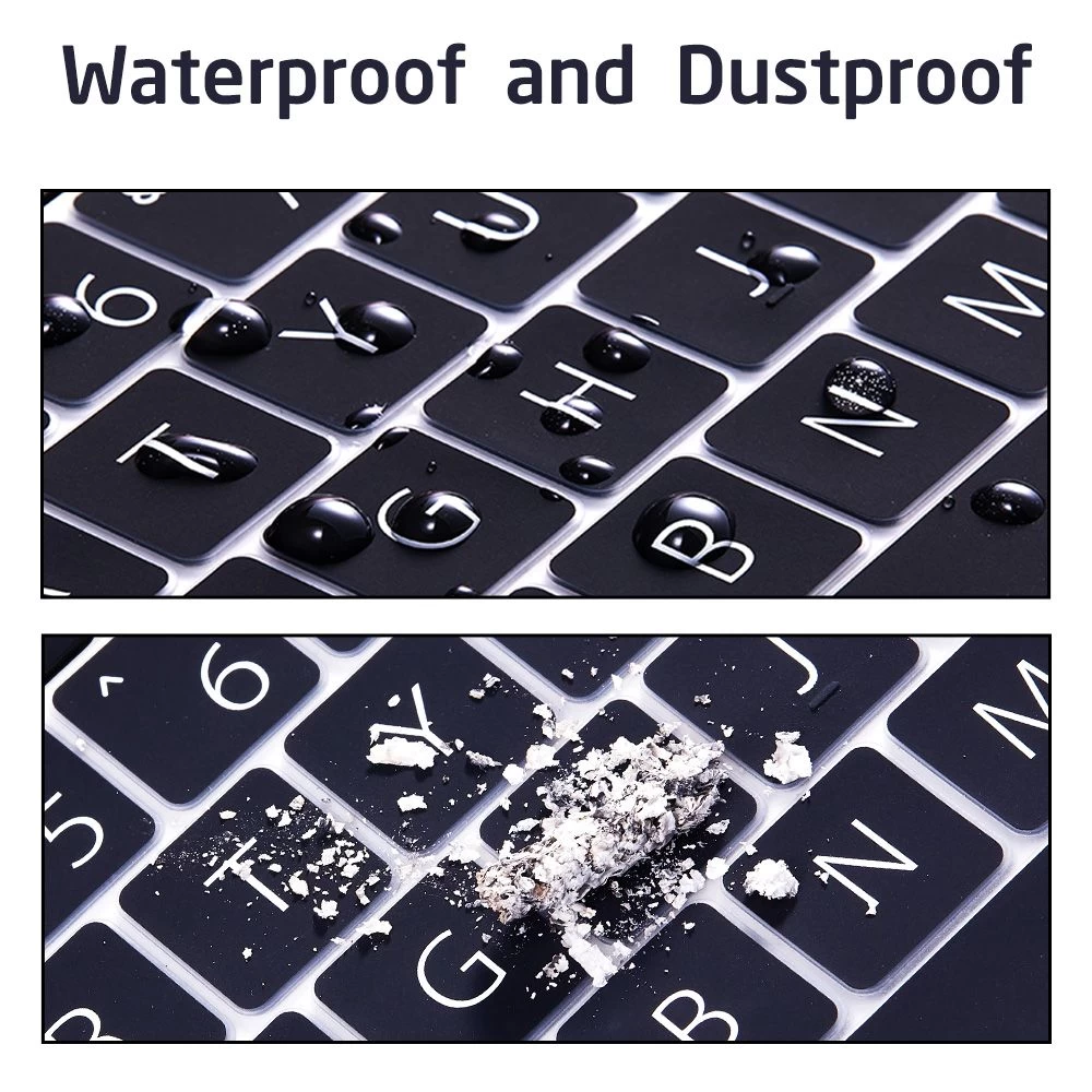  Dažādi ESR Keyboard Cover Macbook PRO 2016/2017/2018US Standart Viedierīču melns