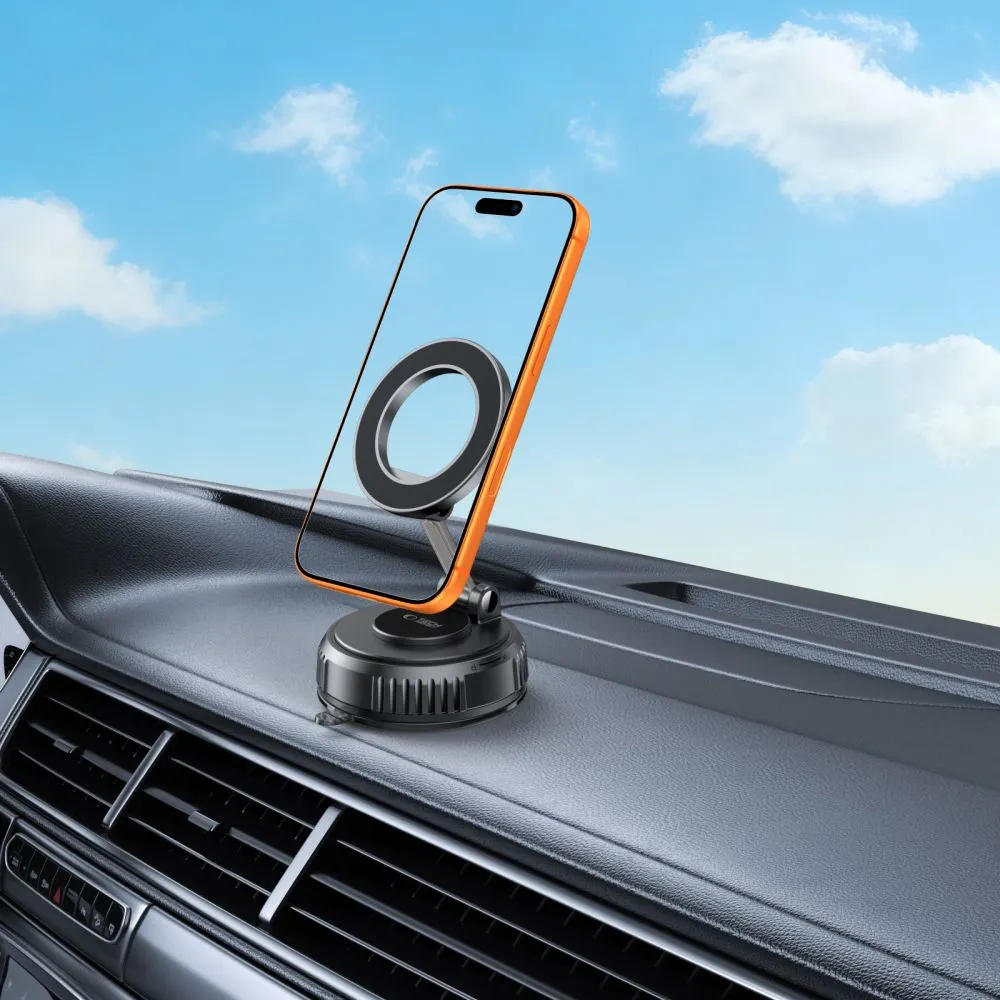 Dažādi TECH-PROTECT N61 MAGNETIC MAGSAFE WINDSHIELD & DASHBOARD CAR MOUNT Viedierīču