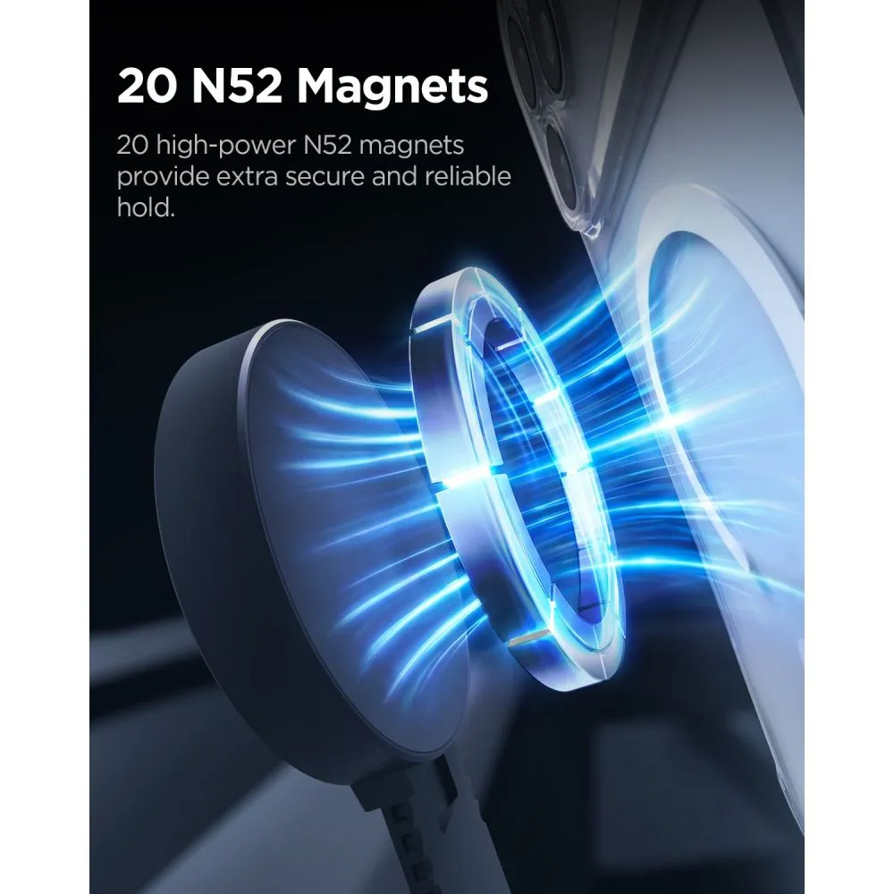  Dažādi SPIGEN MFT35-1 MAGNETIC MAGSAFE DASHBOARD & WINDSHIELD SCREEN CAR MOUNT Viedierīču 
