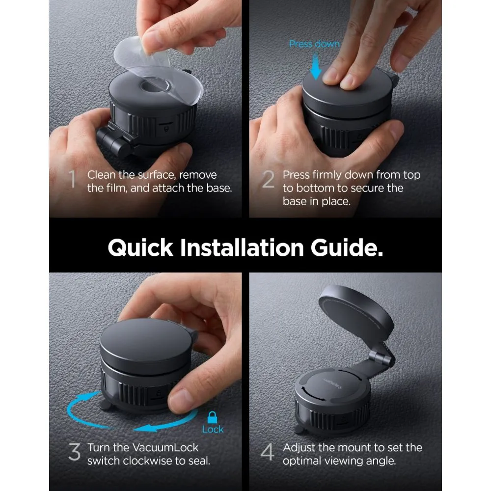  Dažādi SPIGEN MFT35-1 MAGNETIC MAGSAFE DASHBOARD & WINDSHIELD SCREEN CAR MOUNT Viedierīču 