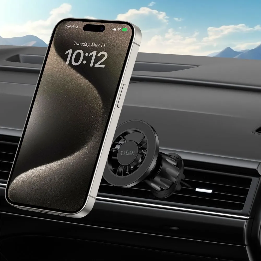 Dažādi TECH-PROTECT N56 MAGNETIC MAGSAFE VENT CAR MOUNT Viedierīču melns