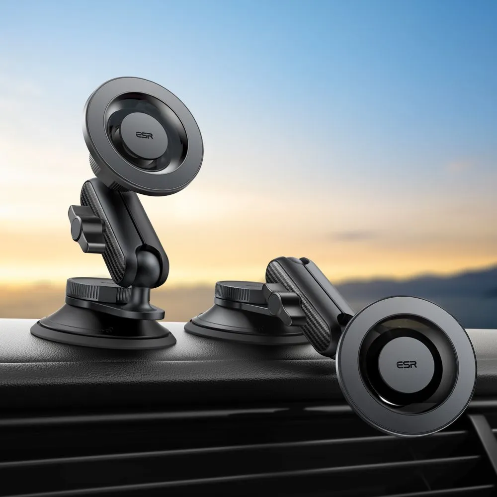  Dažādi ESR OMNILOCK MAGNETIC MAGSAFE DASHBOARD CAR MOUNT Viedierīču melns