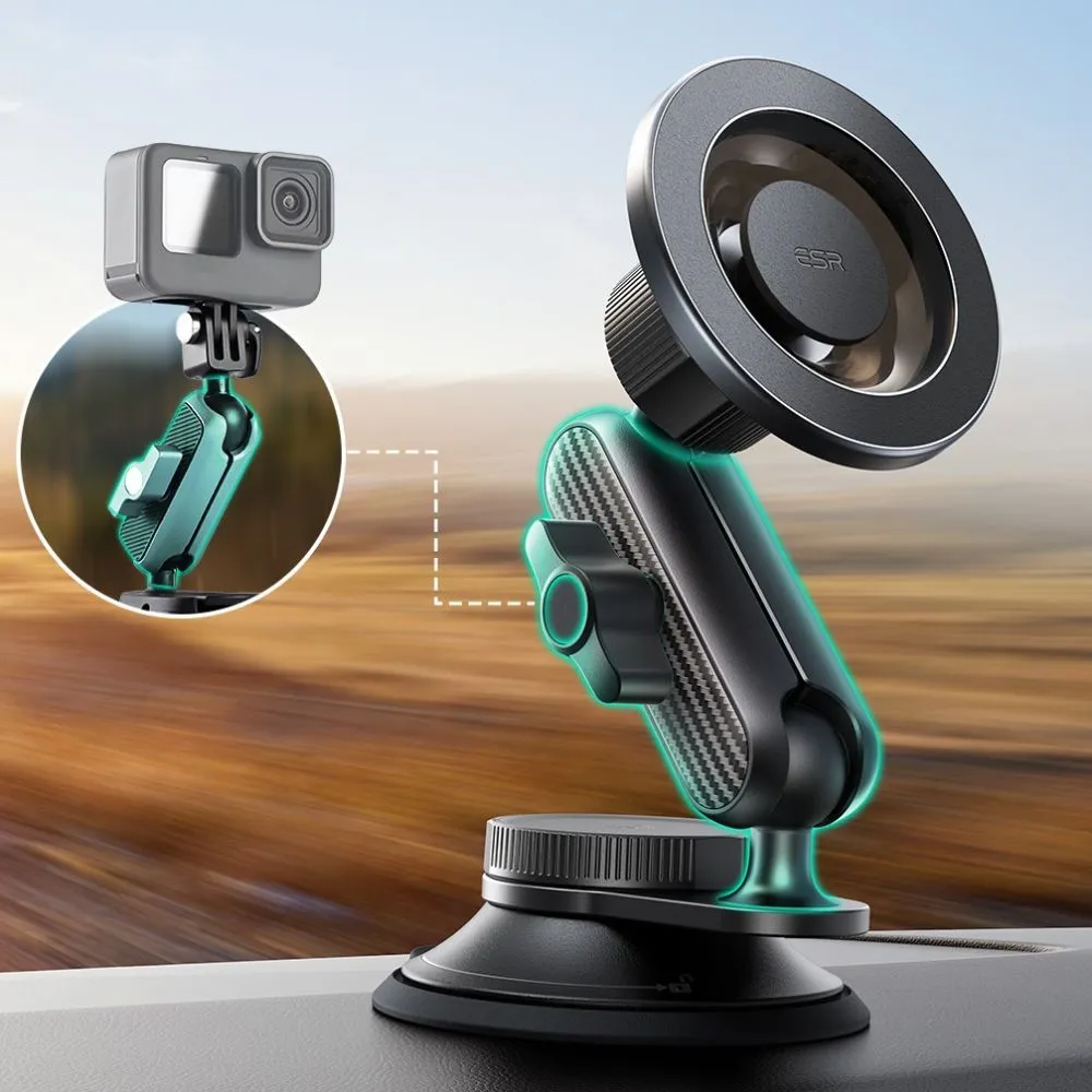  Dažādi ESR OMNILOCK MAGNETIC MAGSAFE DASHBOARD CAR MOUNT Viedierīču melns