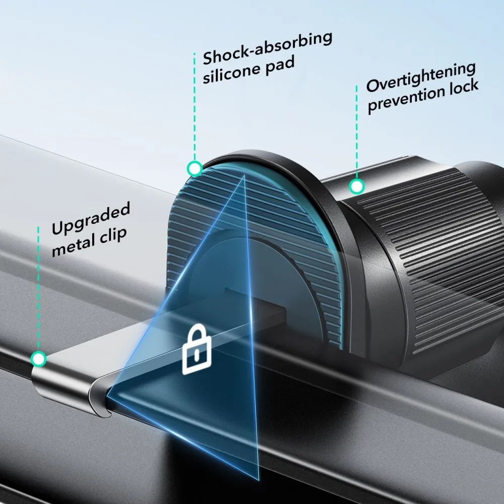  Dažādi ESR OMNILOCK MAGNETIC MAGSAFE VENT CAR MOUNT Viedierīču melns