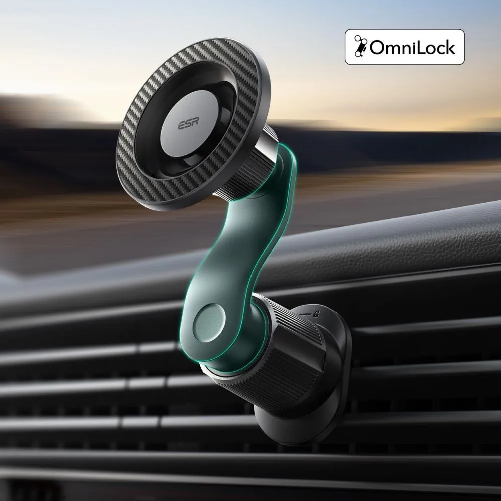  Dažādi ESR OMNILOCK MAGNETIC MAGSAFE VENT CAR MOUNT Viedierīču melns