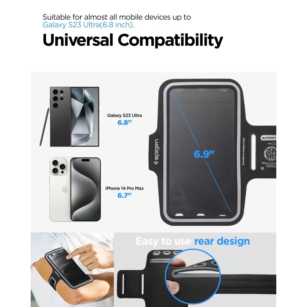 Aксессуары Other SPIGEN A703 DYNAMIC SHIELD ARMBAND  черный