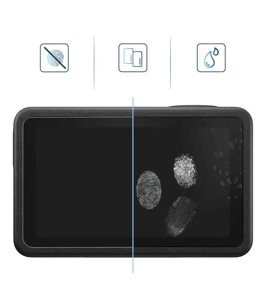  Dažādi viedpulksteņa aizsargstikls  TECH-PROTECT GLASS FIT+ 2-SET DJI OSMO ACTION