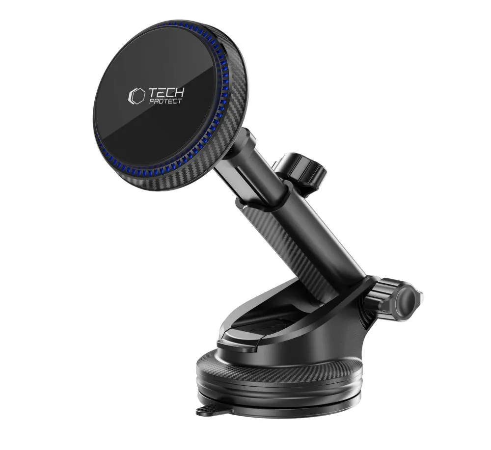 Aксессуары Other TECH-PROTECT MM15W-V4 MAGNETIC MAGSAFE DASHBOARD & VENT CAR MOUNT WIRELESS CHARGER 15W  черный