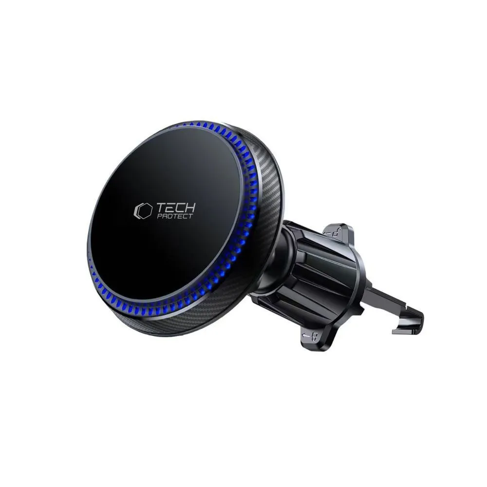 Aксессуары Other TECH-PROTECT MM15W-V4 MAGNETIC MAGSAFE DASHBOARD & VENT CAR MOUNT WIRELESS CHARGER 15W  черный