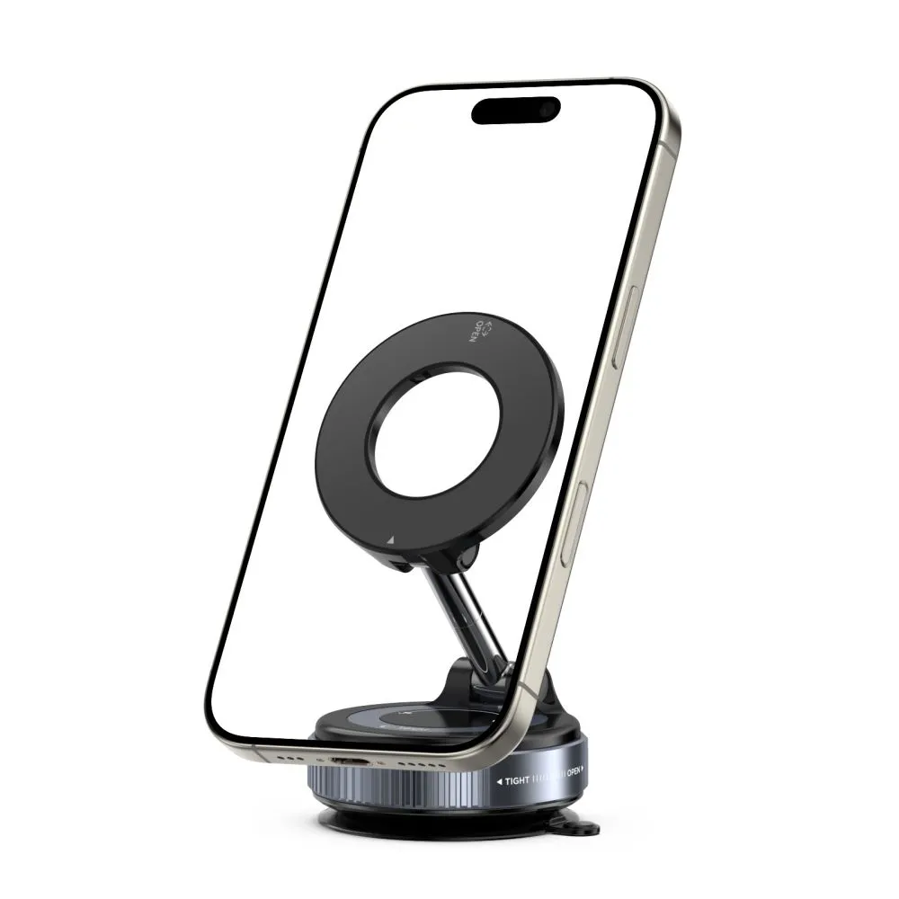 Puhelintarvikkeet Other TECH-PROTECT N60 MAGNETIC MAGSAFE WINDSHIELD & DASHBOARD CAR MOUNT  musta