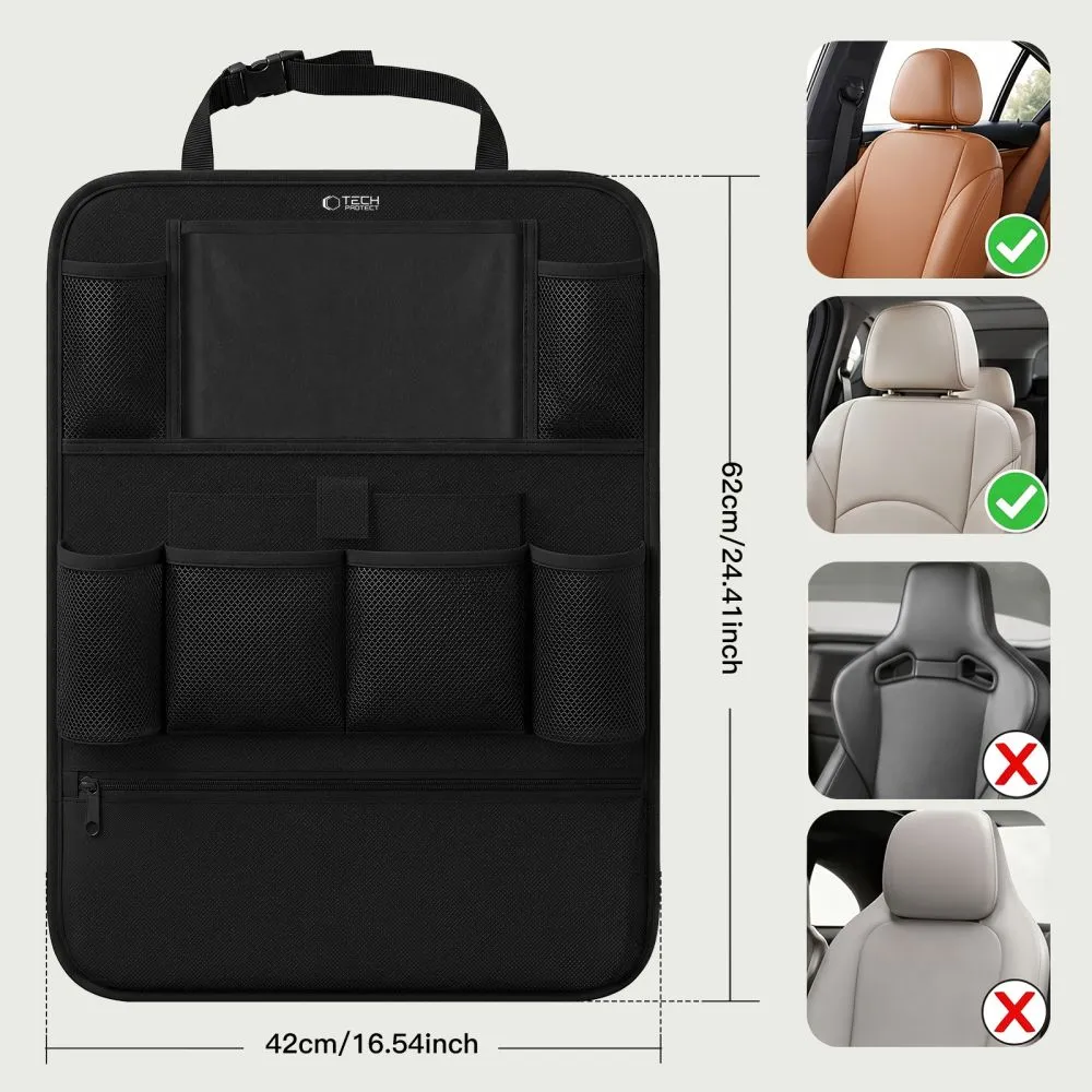  Dažādi TECH-PROTECT UCA200 BACKSEAT CAR ORGANIZER Viedierīču 