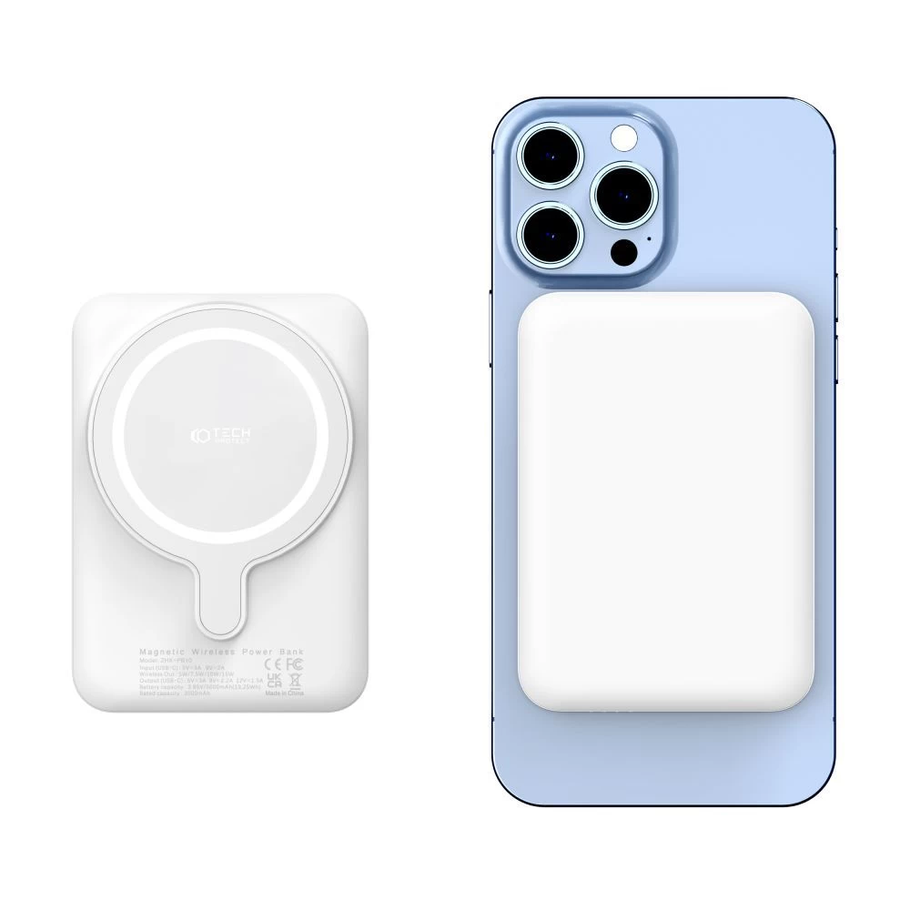 Accessories Other TECH-PROTECT PB10 Lifemag Magsafe Power Bank 5000MAH  white