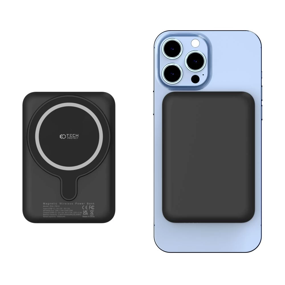 Accessories Other TECH-PROTECT PB10 Lifemag Magsafe Power Bank 5000MAH  black