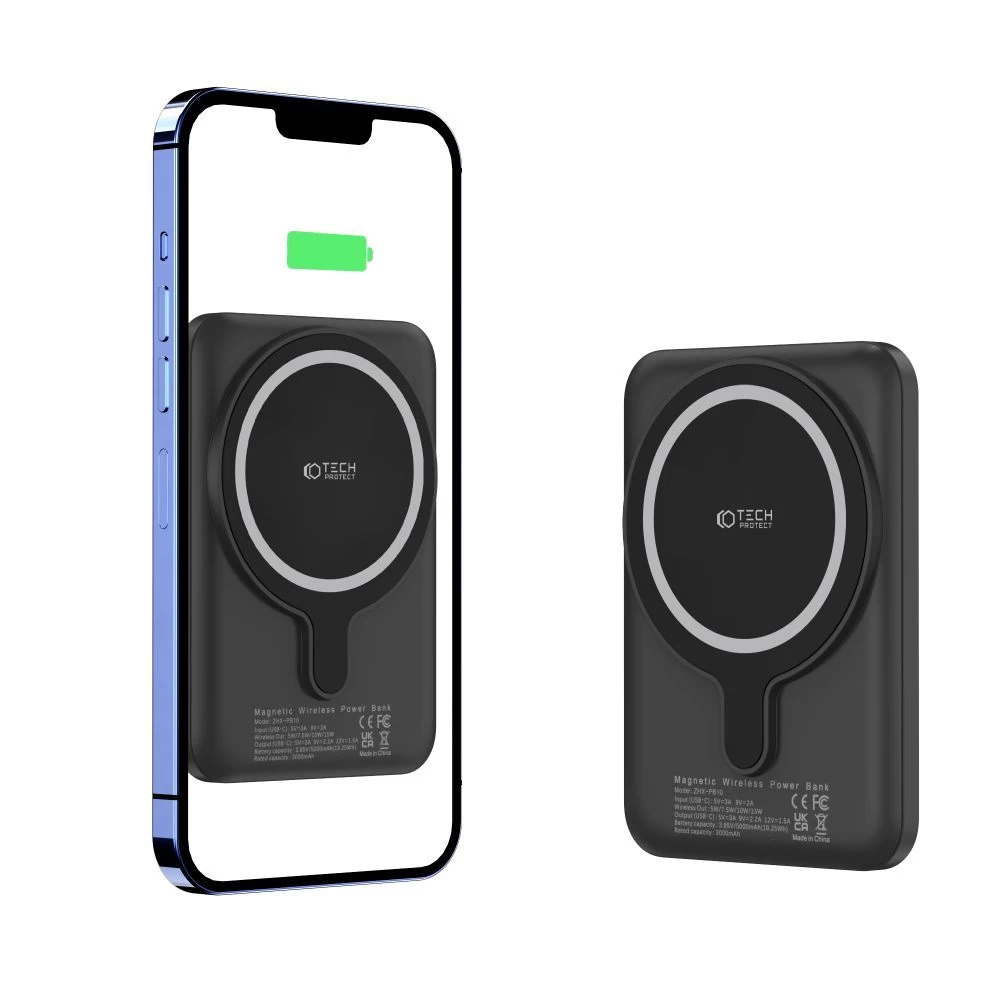 Accessories Other TECH-PROTECT PB10 Lifemag Magsafe Power Bank 5000MAH  black