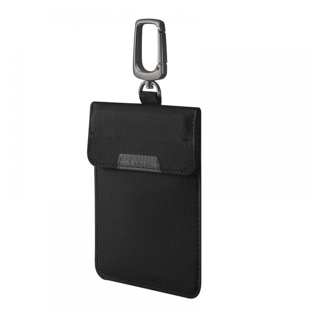 Dažādi telefona maciņš melns SPIGEN POUCH KEYLESS RFID SIGNAL BLOCKER