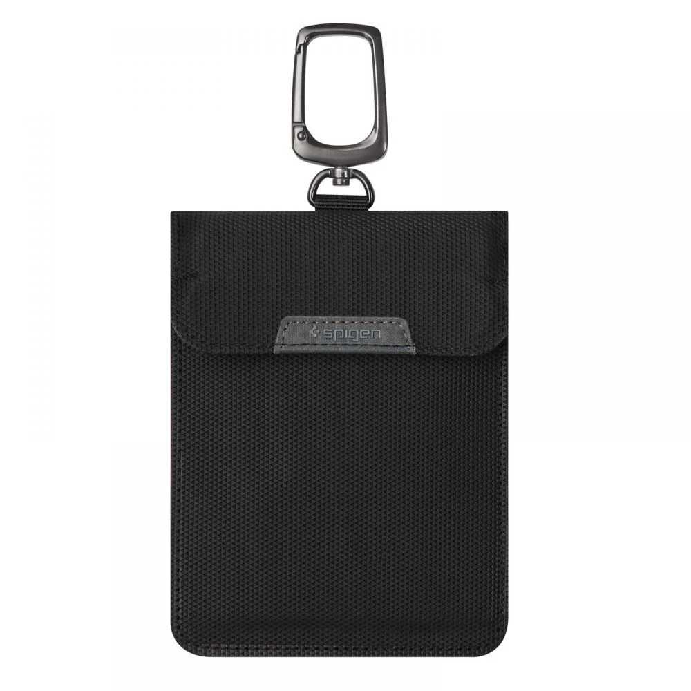 Dažādi telefona maciņš melns SPIGEN POUCH KEYLESS RFID SIGNAL BLOCKER